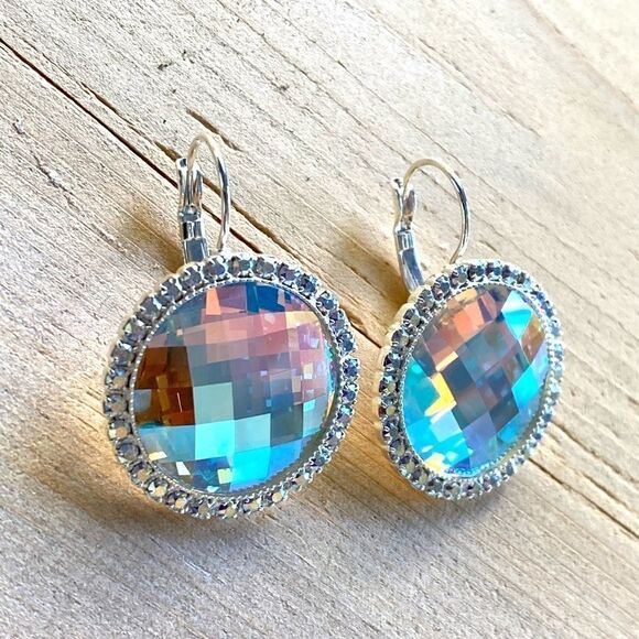 Handcrafted Earrings with Swarovski Crystal - Picture 3 of 7